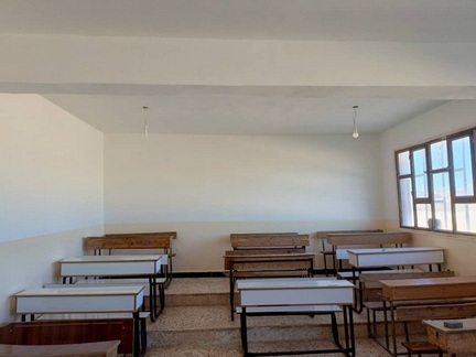 Klassenzimmer nach der Snierung