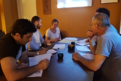 7. Juni 2019: Erste Programmbesprechung mit der Delegation aus Dêrik