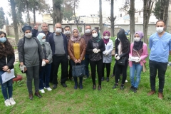 Şilan von der Ökologie-Kommision (1.v.l.), Feremenz (4.v.l.)