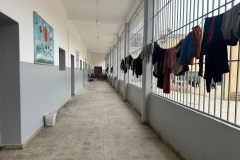 Der renovierte Flurbereich während der Belegung der Schule durch Geflüchtete im Februar 2026