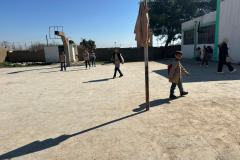 Der sanierte Schulhof