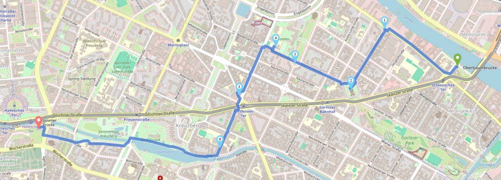 Route Wasserspaziergang